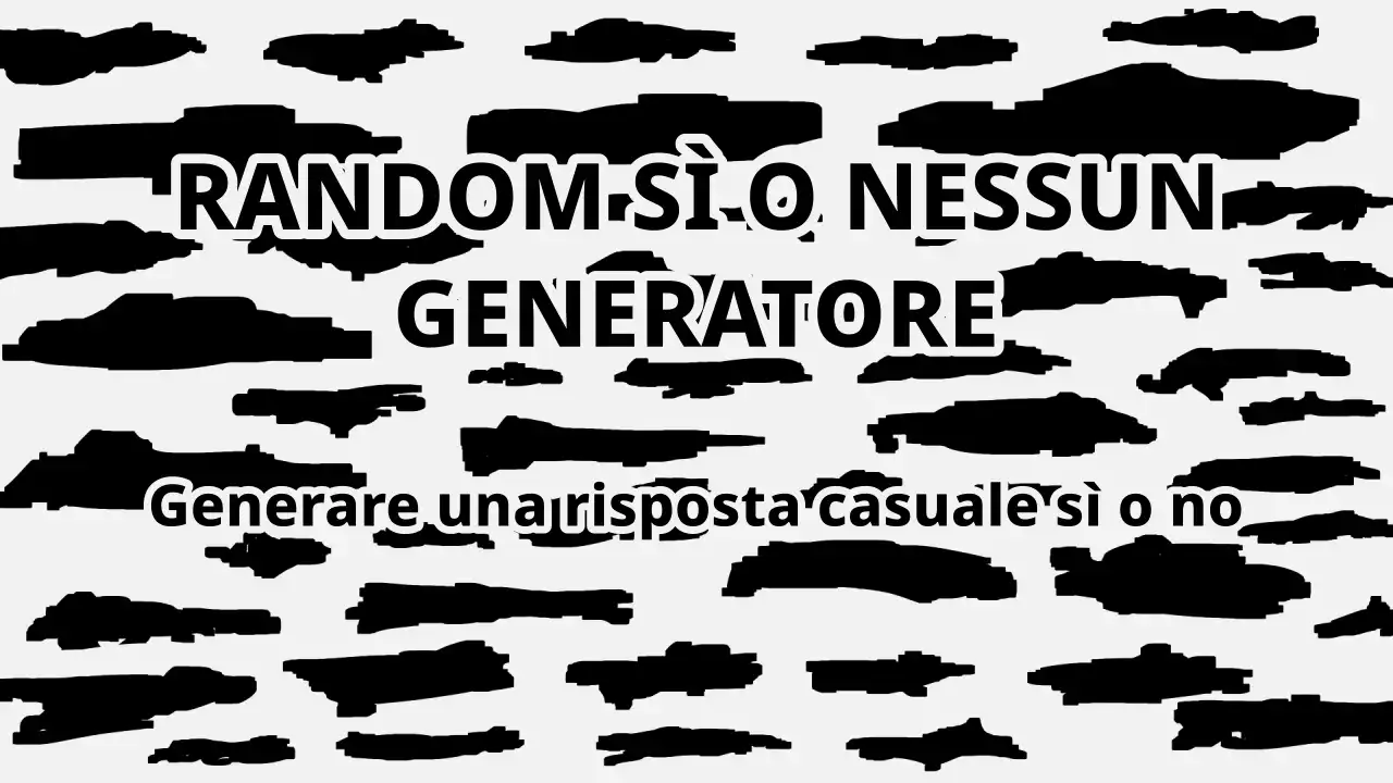 Random Sì o nessun generatore